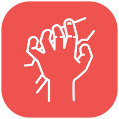 Hand Jam Vector Icon