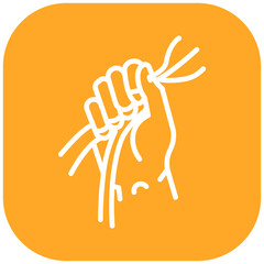 Knot Tying Practice Vector Icon