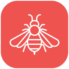 Bee Sting Allergy Vector Icon