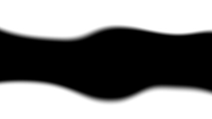 Blurred transparent gradient background. Elegant black wavy line on Transparent png overlay background