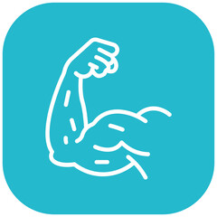 Obraz premium Muscle Fatigue Vector Icon