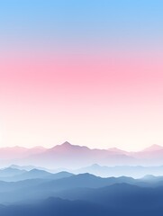 Pink sky and clouds