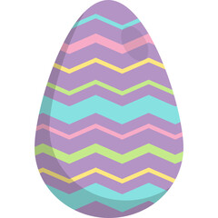 Colorfull easter eggs collection