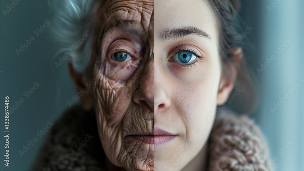 Aufkleber This Research explores genetic modifications to reverse aging and enhance physical vitality.