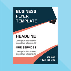 Business flyer design template vector design
