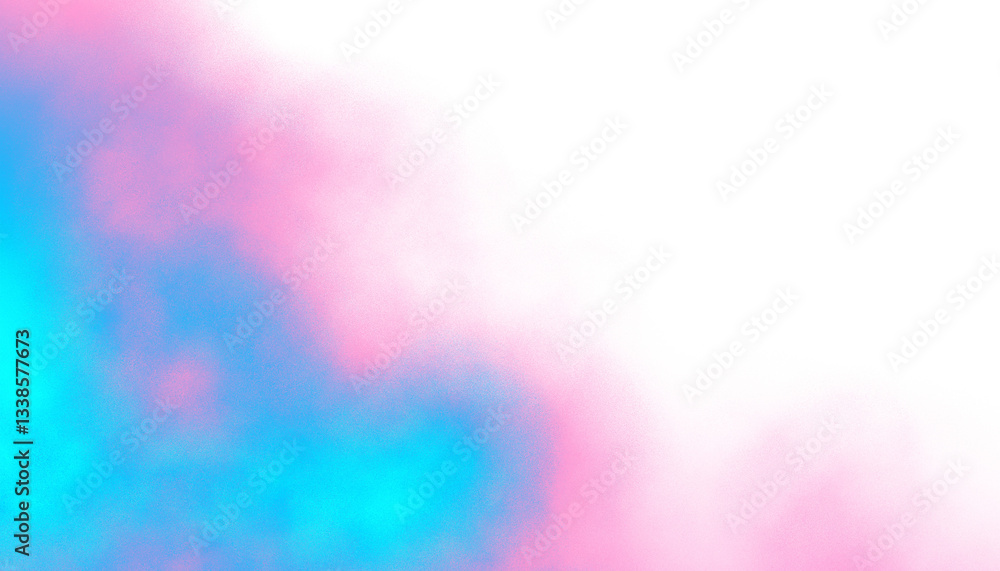 Poster Abstract blurred grainy gradient background . Colorful digital grain soft noise effect pattern. Lo-fi multicolor vintage retro. VHS Glitch cloudy