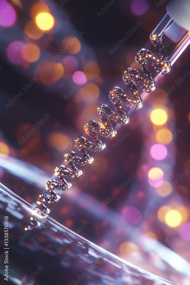 Poster close-up of a cell phone plugged into a cable for charging or data transfer