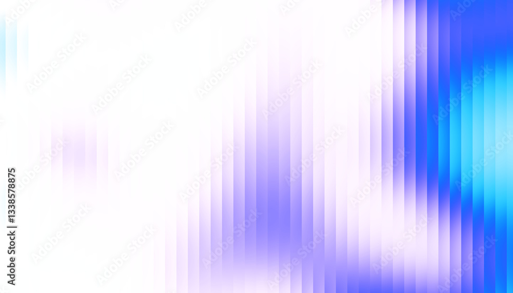 Poster Fractal Glass Gradient Texture. Reed vertical lines patterned glass, overlay with transparent background. Universal blue black background stylish gradient