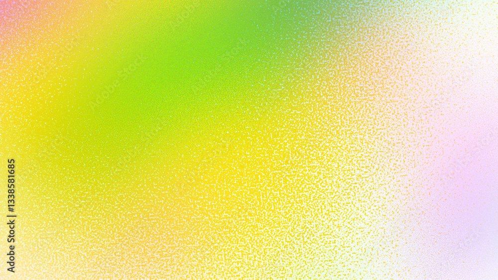 Poster yellow blurred transparent gradient background. transparent gritty sand noise overlay background. pn