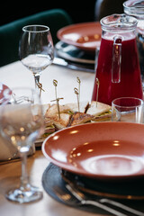 Table setting close-up