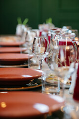 Table setting close-up