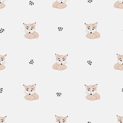 Corgi watercolor design featuring seamless repeat pattern for fabric and wallpaper