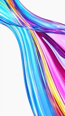 abstract colorful wave background