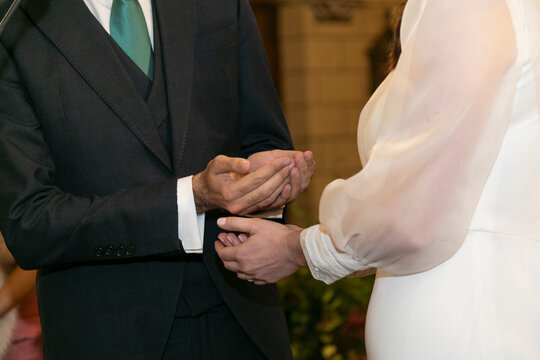 boda, agiotaje, mano, novia, par, amor, mujer, novio, hombre, ceremonia, digno, acuerdos, participaci&oacute;n, romance
