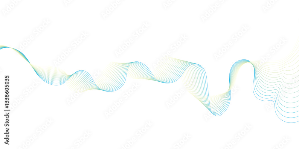 Poster wave flowing liquid line abstract background. black and white vector design 3d lines in perspective,