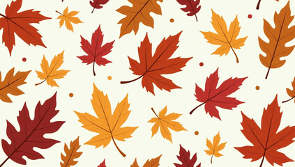 autumn oak leaf patterns come various colors perfect wallpaper gifts textiles greeting