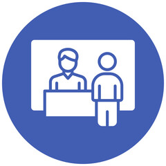 Career Fair Booth Icon