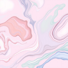 Elegant Pastel Marble Texture with Organic Flow