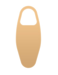 Unique door hanger tag shape available for creative design purposes and projects