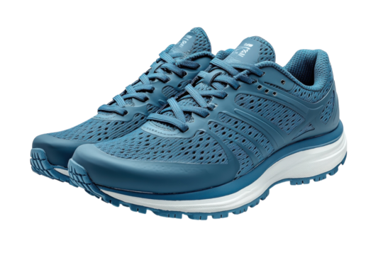 Comfortable blue running shoes designed for active lifestyles and fitness