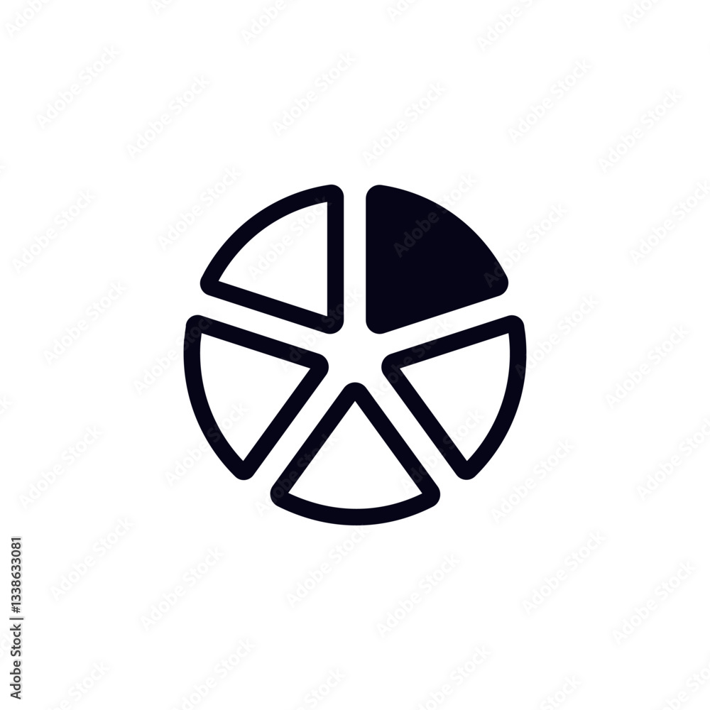Poster the image shows a minimalistic geometric design featuring a symmetrical pattern with black lines.