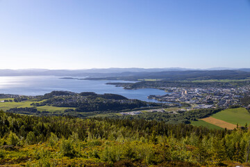 Naklejka premium Wanderung Oftenåsen - Steinkjer Norwegen 5