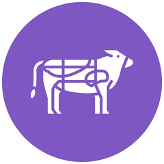 Cow 7 Parts Icon