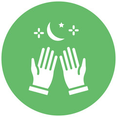 Obraz premium Crescent Moon Icon