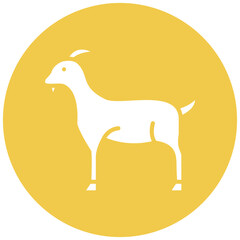 Obraz premium Goat Icon