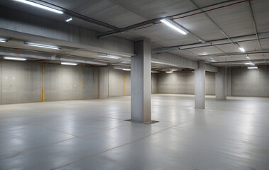 empty parking garage