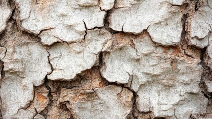 Fototapeta premium Aged Tree Bark Texture Showing Deep Cracks and Fissures