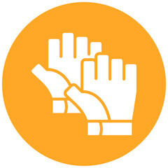 Obraz premium Fitness Gloves Icon