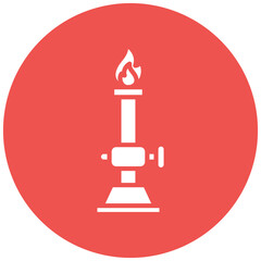 Obraz premium Bunsen Burner Icon