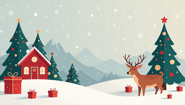 minimalist christmas card features modern patterns trendy designs invitations holiday