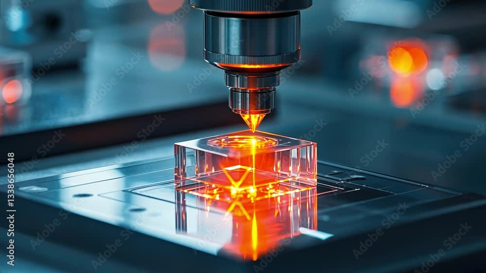 Sticker precision manufacturing process with advanced laser technology in cleanroom environment for high-tec