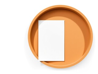 Animated A4 Paper Mockup - Blank Design Concept