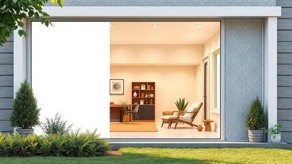 Blank Outdoor Advertisement Mockup for Design
