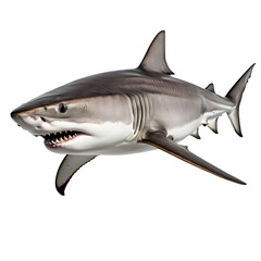 Obraz premium Tiger shark on a transparent background PNG 