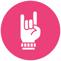 Rock and Roll Sign Icon