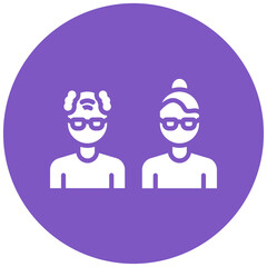 Retired Couple Icon