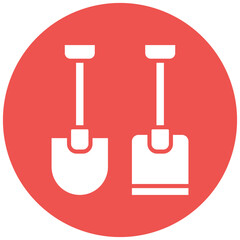 Shovel and Hoe Icon