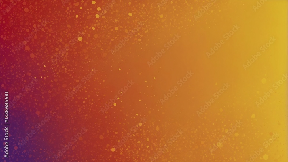 Poster abstract gradient background of orange and red color and some spots