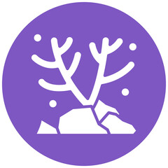 Obraz premium Coral Reefs Icon