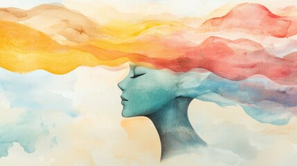 Creative emotions in abstract digital art visual expressions