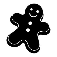 Obraz premium A cute black and white puzzle icon with a fun and cartoonish design