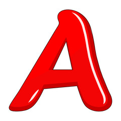 A Alphabet Filled Style Element