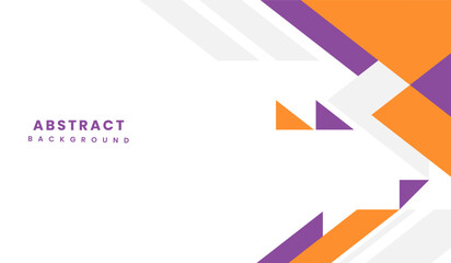 Purple and orange abstract geometric background vector illustration