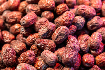 Vibrant Close-Up of Dried Fruits Showcasing Rich Textures and Colors