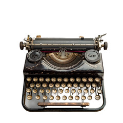 Vintage Typewriter with Metal Keys