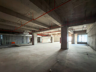 Spacious Unfinished Commercial Interior Ready for Customization